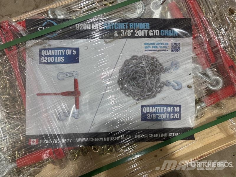 Quantity of (5) Greatbear 9200 lbs Ratchet Binder Ostale komponente za građevinarstvo