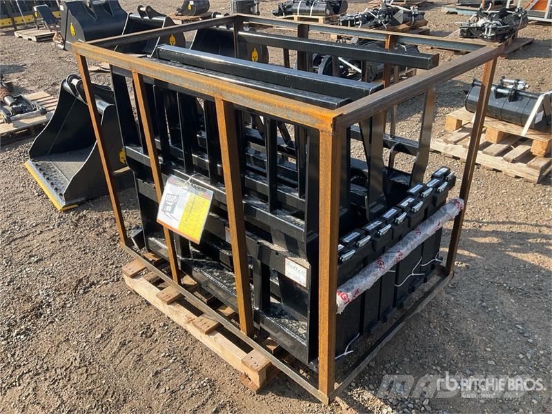  Quantity of (5)  Mower King SA-100 48 in Skid Stee Fourche