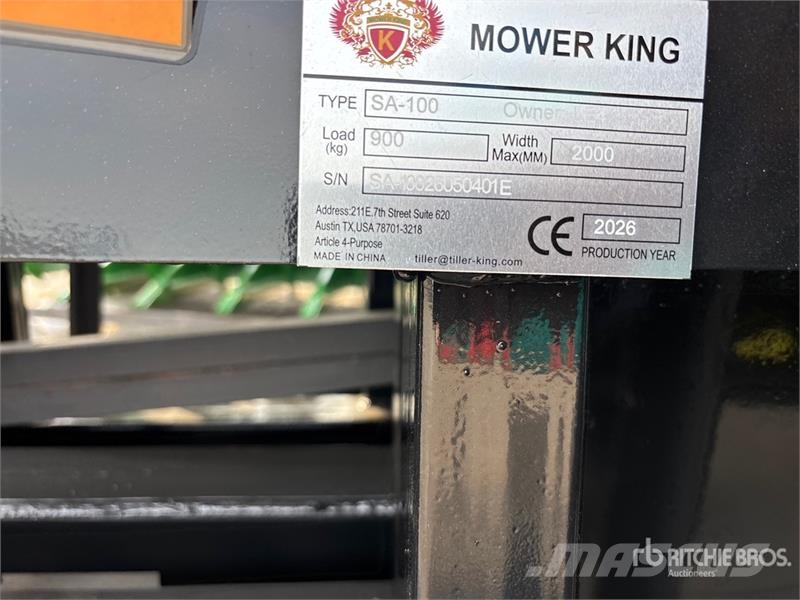 Quantity of (5) Mower King SA-100 48 in Heavy Dut フォーク
