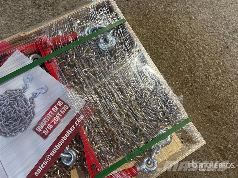  Quantity of (5)  Suihe BC-5400 5400 lb Ratchet Bin Other components