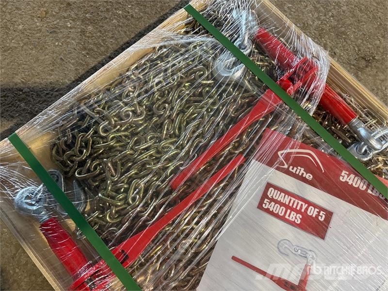  Quantity of (5)  Suihe BC-5400 5400 lb Ratchet Bin Other components