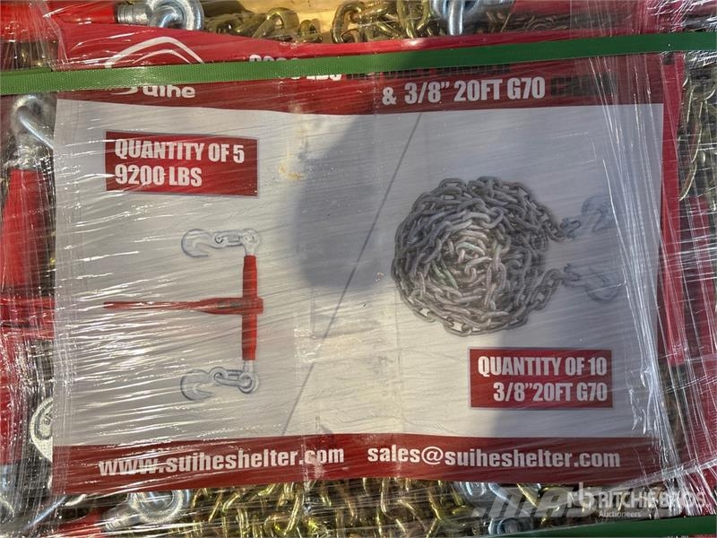 Quantity of (5) Suihe BC-9200 9200 lb Ratchet Bin Other components