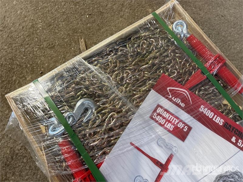 Quantity of (5) Suihe BC-5400 5400 lb Ratchet Bin Other components