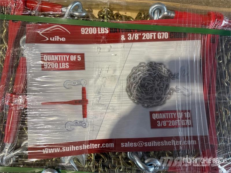 Quantity of (5) Suihe BC-9200 9200 lb Ratchet Bin Other components