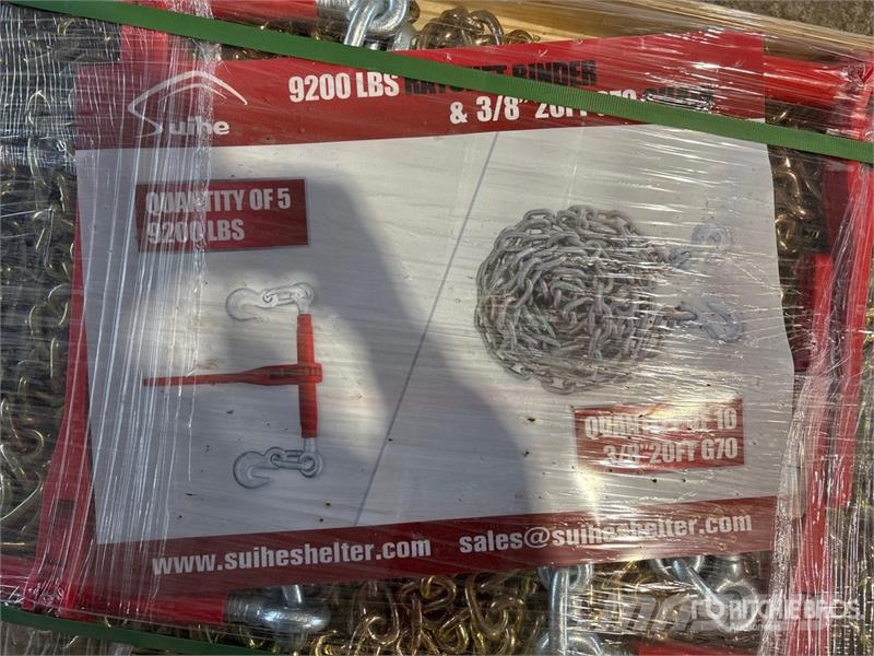 Quantity of (5) Suihe BC-9200 9200 lb Ratchet Bin Other components