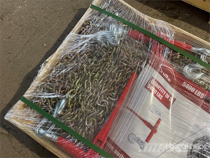 Quantity of (5) Suihe BC-5400 5400 lb Ratchet Bin Other components