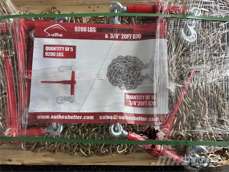 Quantity of (5) Suihe BC-9200 9200 lb Ratchet Bin Drugi deli