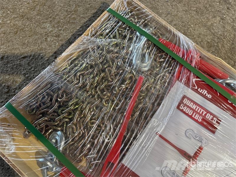 Quantity of (5) Suihe BC-5400 5400 lb Ratchet Bin Other components
