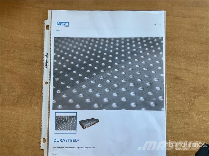 Quantity of (50) Durasteel 47 in x 98 in (0.25 in Drugi deli