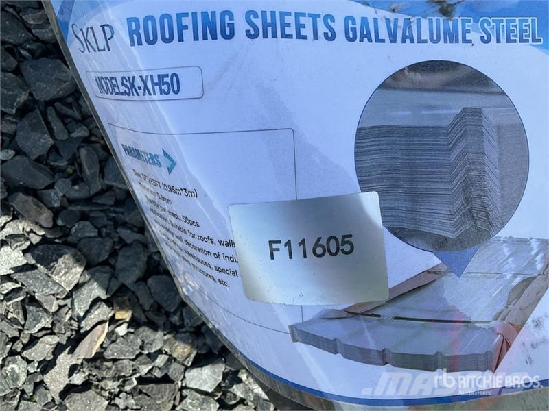 Quantity of (50) SKLP SK-XH50 Galvalume Steel She Takels, lieren en materiaalliften
