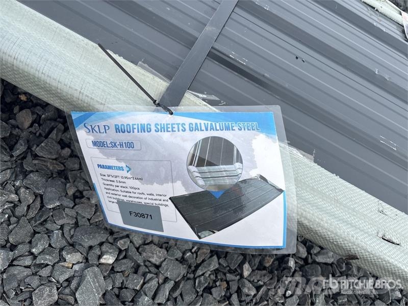 Quantity of (50) SKLP SKH50 Galvalume Steel Sheet ホイスト、ウインチ、エレベーター