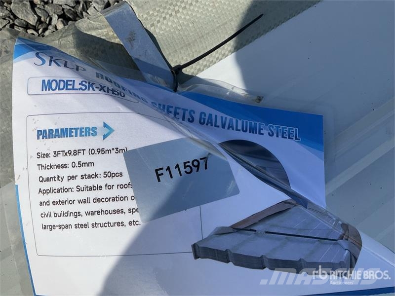 Quantity of (50) SKLP SK-XH50 Galvalume Steel She Utovorne dizalice, vitla i dizala za materijal