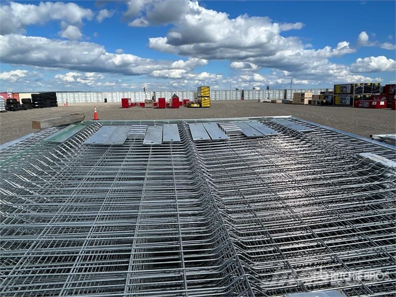 Quantity of (59) 7 ft 6 in x 6 ft Galvanized Site Drugi deli
