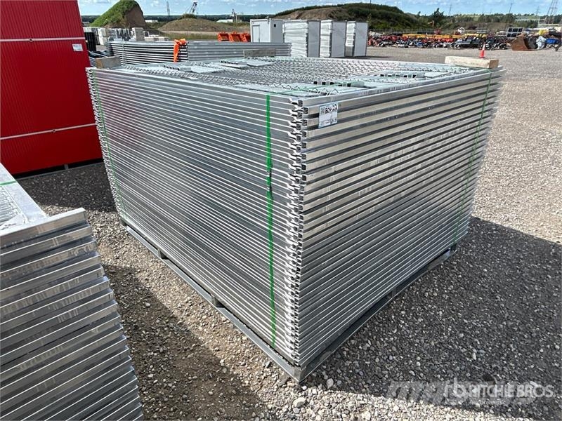 Quantity of (59) 7 ft 6 in x 6 ft Galvanized Site Drugi deli