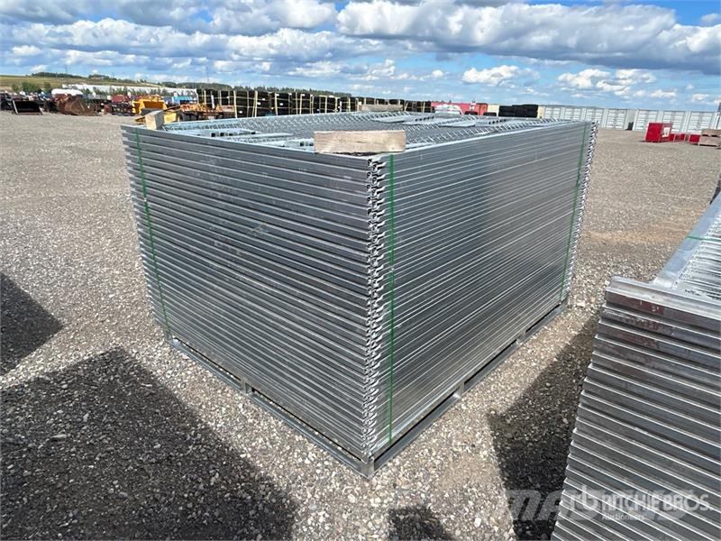 Quantity of (59) 7 ft 6 in x 6 ft Galvanized Site Drugi deli