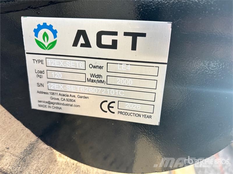  Quantity of (6)  AGT 12EX-SET6 Mini Excavator Atta Otros componentes