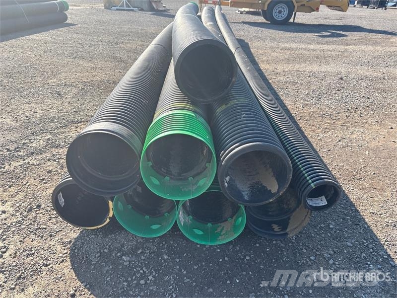 Quantity of (6) Corrugated HDPE Drainage Pipe Irrigation systems