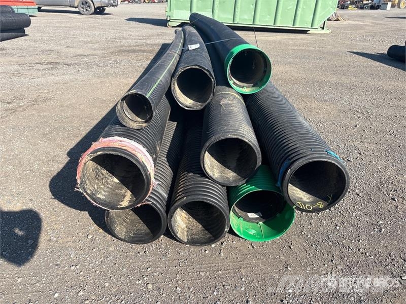 Quantity of (6) Corrugated HDPE Drainage Pipe Irrigation systems