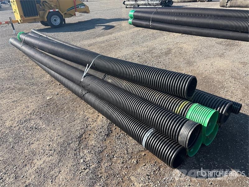 Quantity of (6) Corrugated HDPE Drainage Pipe Irrigation systems