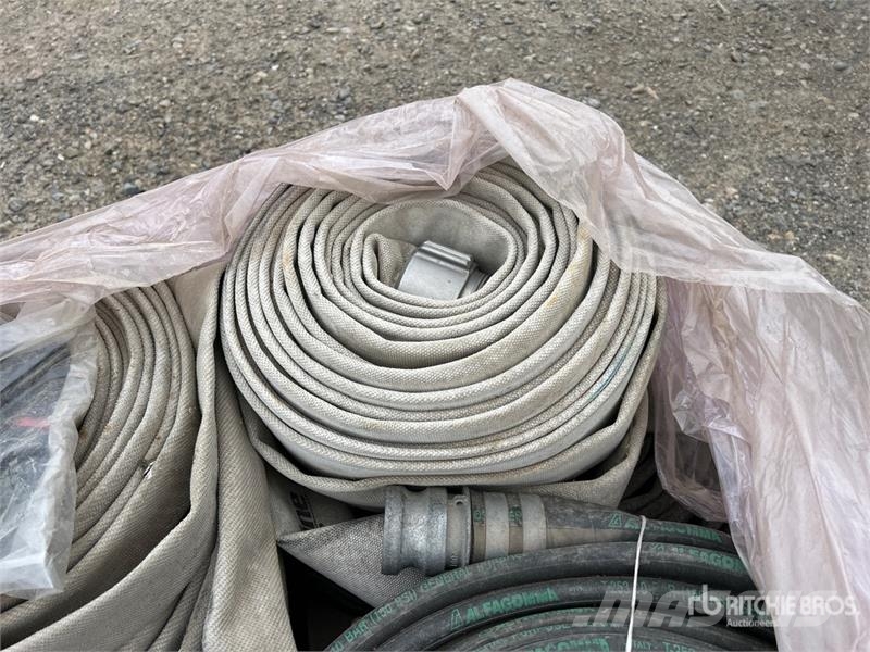 Quantity of (6) DIS 6 in x 50 ft PVC CAM Hose مكونات أخرى
