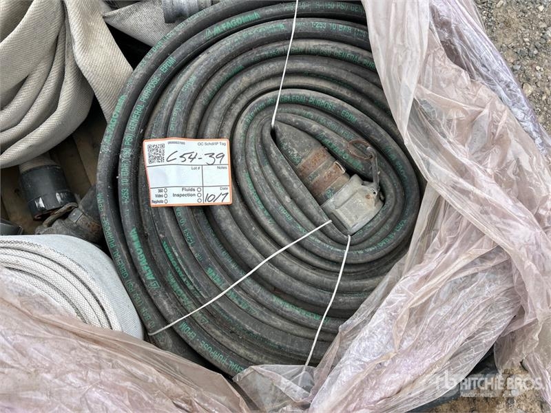 Quantity of (6) DIS 6 in x 50 ft PVC CAM Hose مكونات أخرى