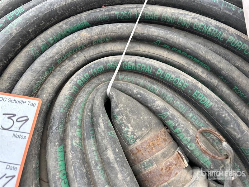 Quantity of (6) DIS 6 in x 50 ft PVC CAM Hose مكونات أخرى