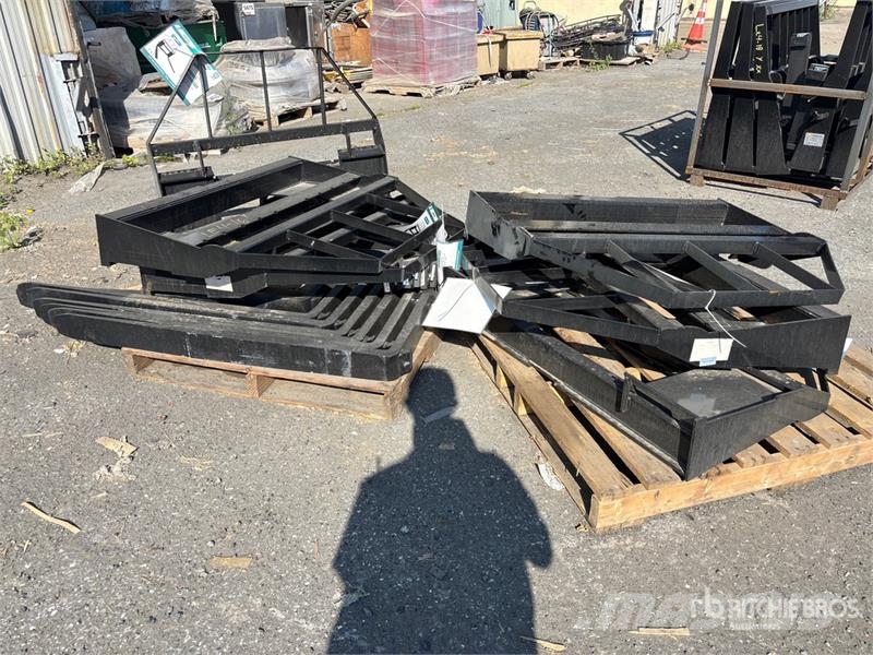 Quantity of (6) Mower King SA Skid Steer Forks (U Vilice