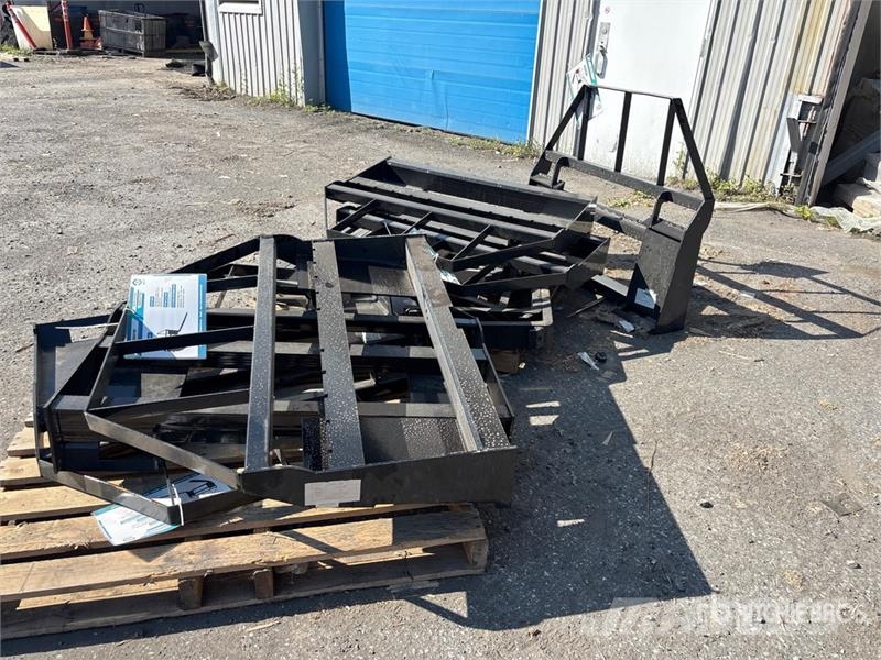 Quantity of (6) Mower King SA Skid Steer Forks (U Vilice