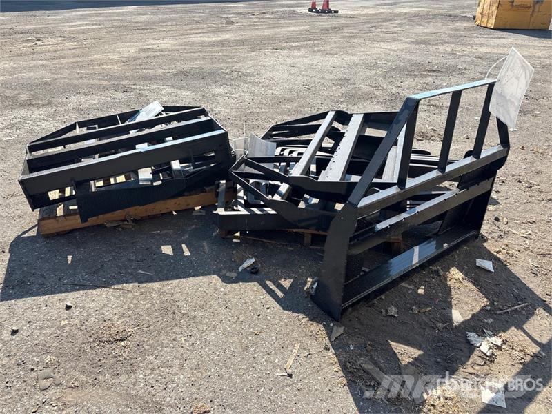 Quantity of (6) Mower King SA Skid Steer Forks (U Vilice
