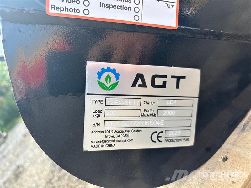 Quantity of (7) AGT 12EX-SET7 Mini Excavator Atta Drugi deli