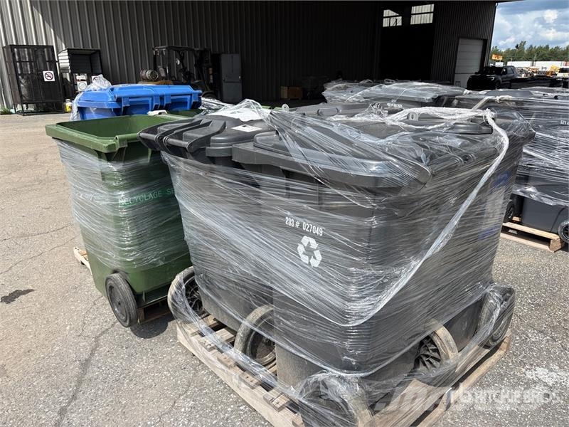 Quantity of (7) Plastic Garbage Bins Drugi deli