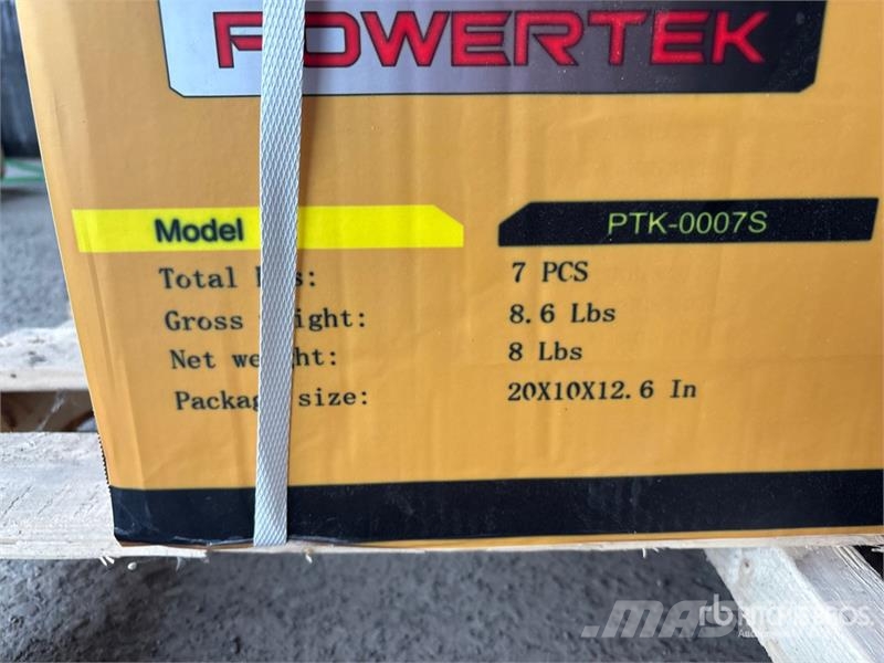 Quantity of (7) Powertek PTK-0007S Double Eyes We Oprema i dijelovi za kranove