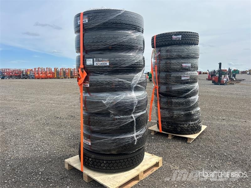 Quantity of (8) 11R22.5 Drive Tires (Unused) Tyres, wheels and rims