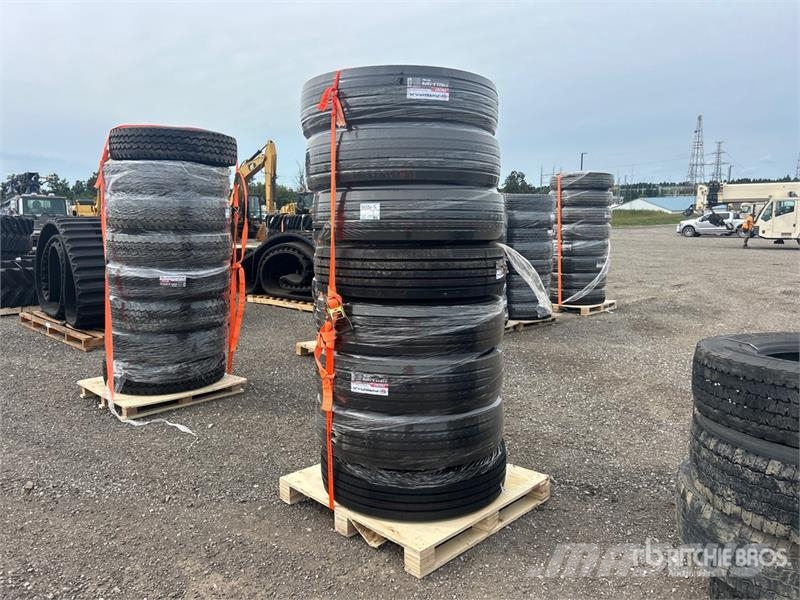 Quantity of (8) 11R22.5 Drive Tires (Unused) Tyres, wheels and rims