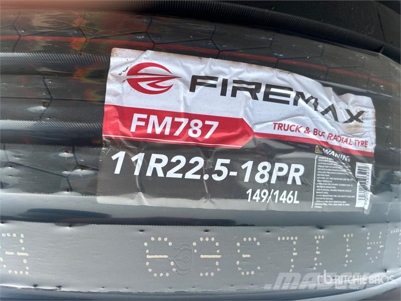Quantity of (8) 11R22.5 Drive Tires (Unused) Tyres, wheels and rims