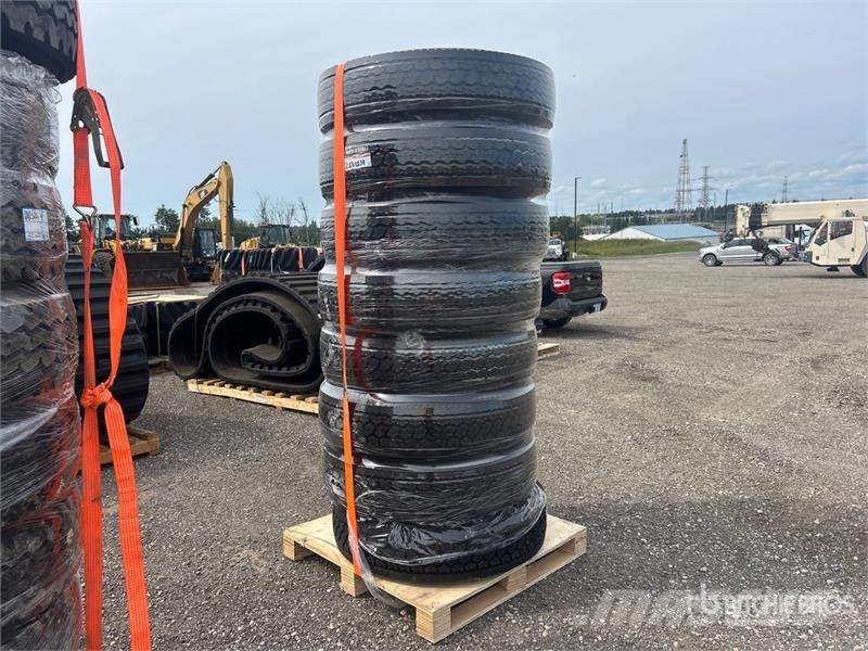 Quantity of (8) 11R22.5 Drive Tires (Unused) Tyres, wheels and rims