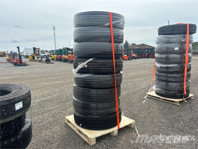 Quantity of (8) 11R22.5 Drive Tires (Unused) Tyres, wheels and rims