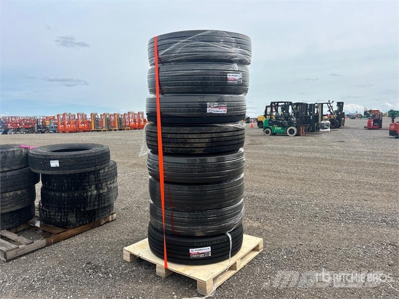 Quantity of (8) 11R22.5 Drive Tires (Unused) Tyres, wheels and rims