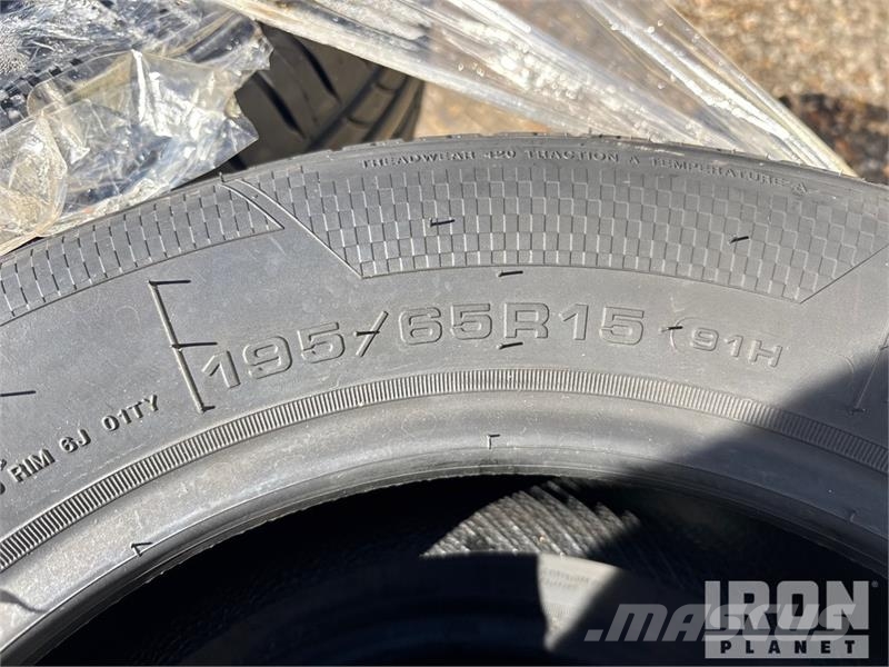 Quantity of (8) 195-65R-15 Tires (Unused) Gume, točkovi i felne