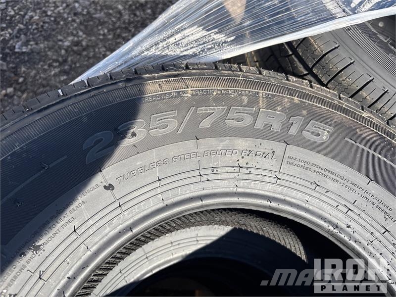 Quantity of (8) 235-75R-15 Tires (Unused) Gume, točkovi i felne