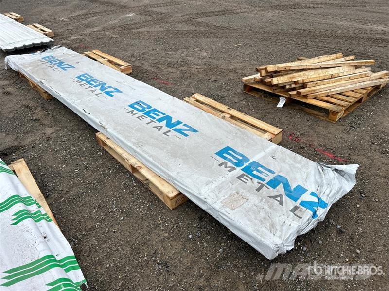 Quantity of (82) 16 ft White Steel Siding / Roofin Other