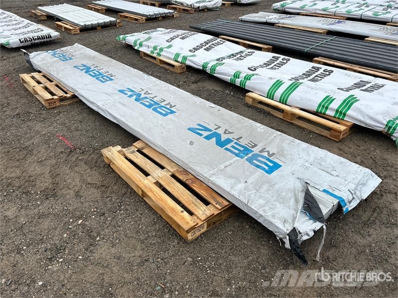  Quantity of (82) 16 ft White Steel Siding / Roofin Other