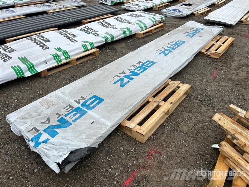  Quantity of (82) 16 ft White Steel Siding / Roofin Other