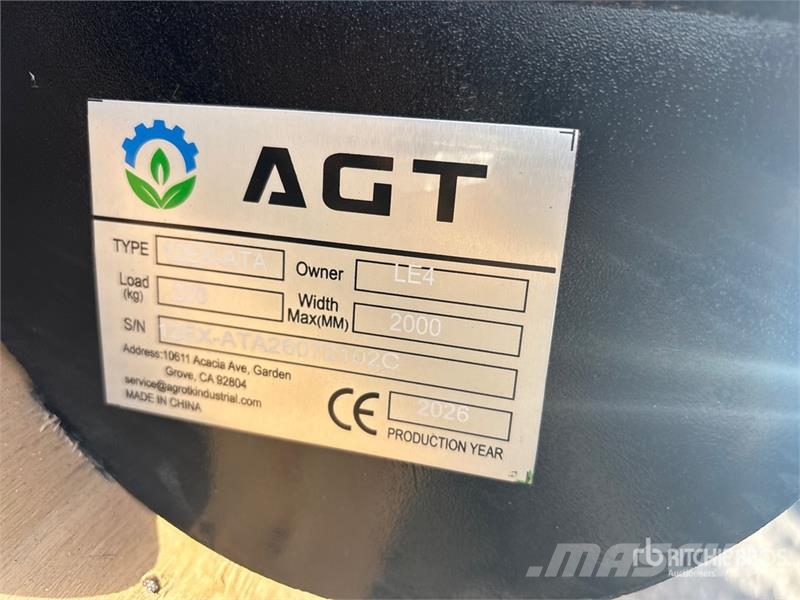  Quantity of (9)  AGT 12EX-ATA Mini Excavator Attac Otros componentes