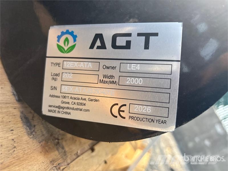 Quantity of (9) AGT 12EX-ATA Mini Excavator Attac Drugi deli