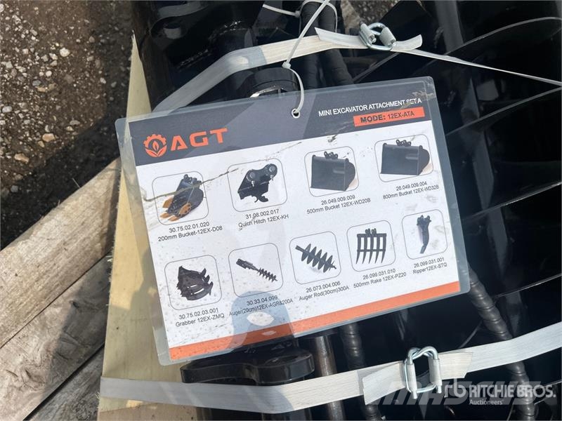 Quantity of (9) AGT 12EX-ATA Mini Excavator Attac Drugi deli