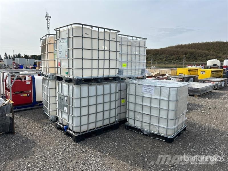  Quantity of (9) Plastic Chemical Totes مكونات أخرى