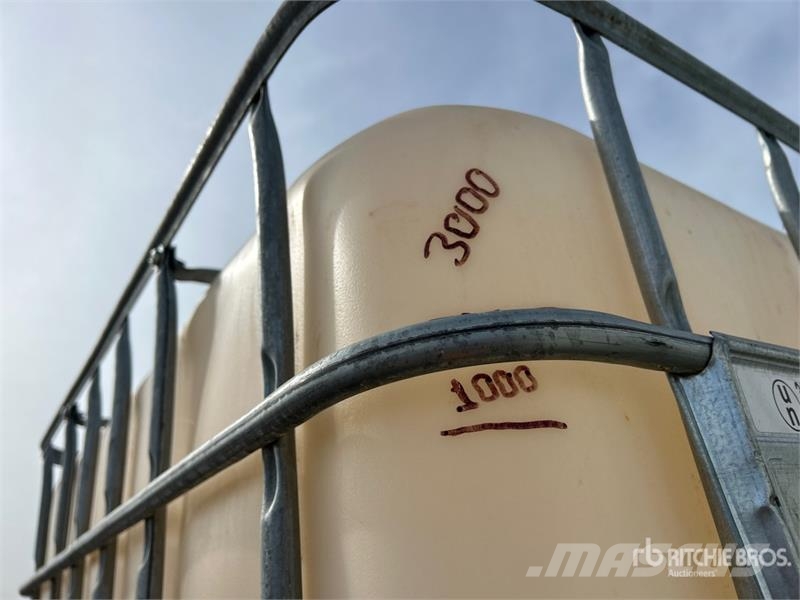  Quantity of (9) Plastic Chemical Totes مكونات أخرى