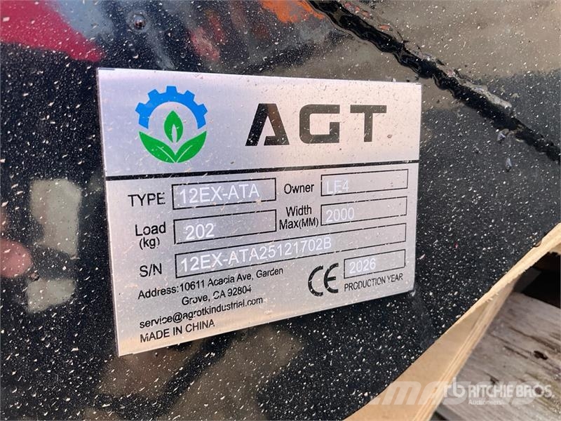 Quantity of AGT Mini Excavator Attachments Ostale komponente za građevinarstvo
