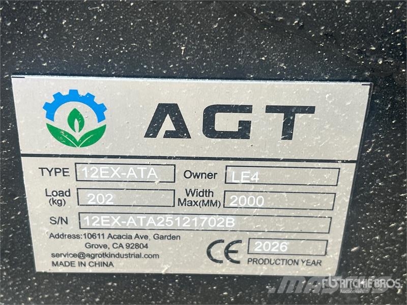 Quantity of AGT Mini Excavator Attachments Andere Zubehörteile